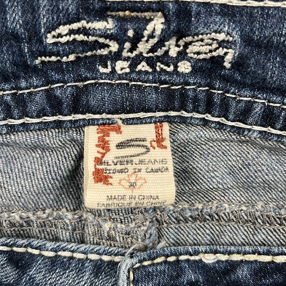 Silver Pioneer Women's Boot Cut Blue Jeans W30 L33 - Picture 4 of 7
